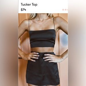 Show Me Your MuMu Tucker Crop Top